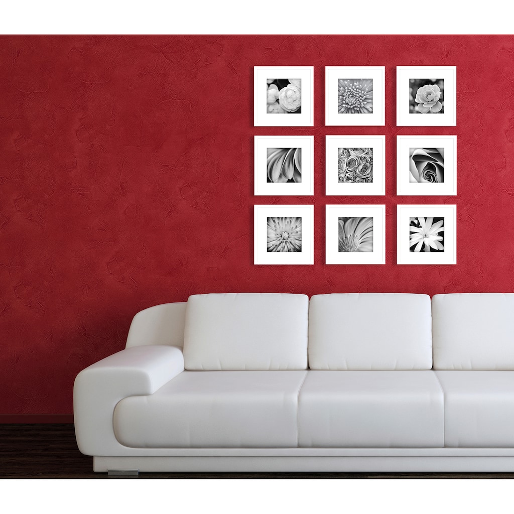 Shop for the Gallery Perfect™ 9Piece Frame Kit, White at Michaels